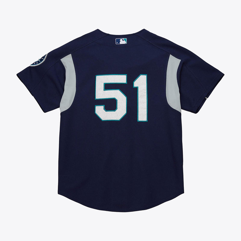 Mens Mitchell & Ness MLB DARK JERSEY MARINERS 2003 ICHIRO SUZUKI