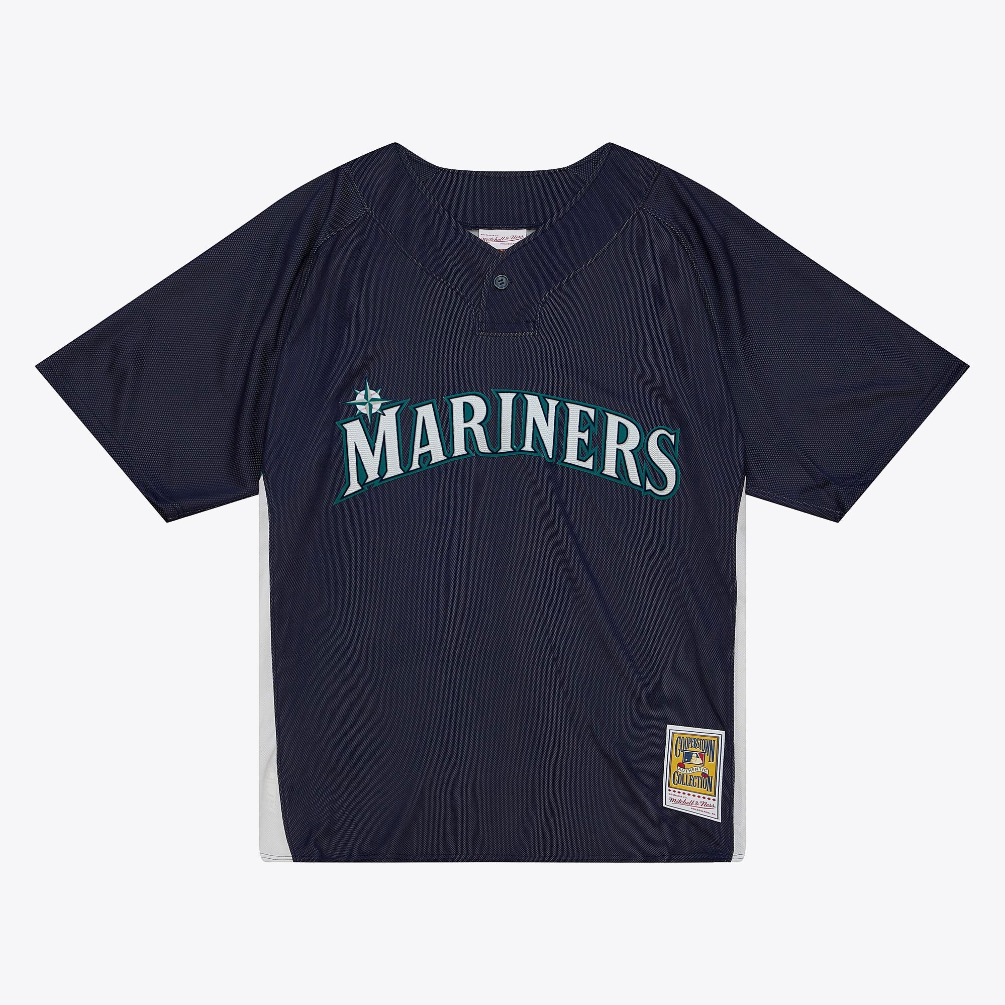 Mens Mitchell & Ness MLB DARK BP JERSEY MARINERS 2010 ICHIRO SUZUKI