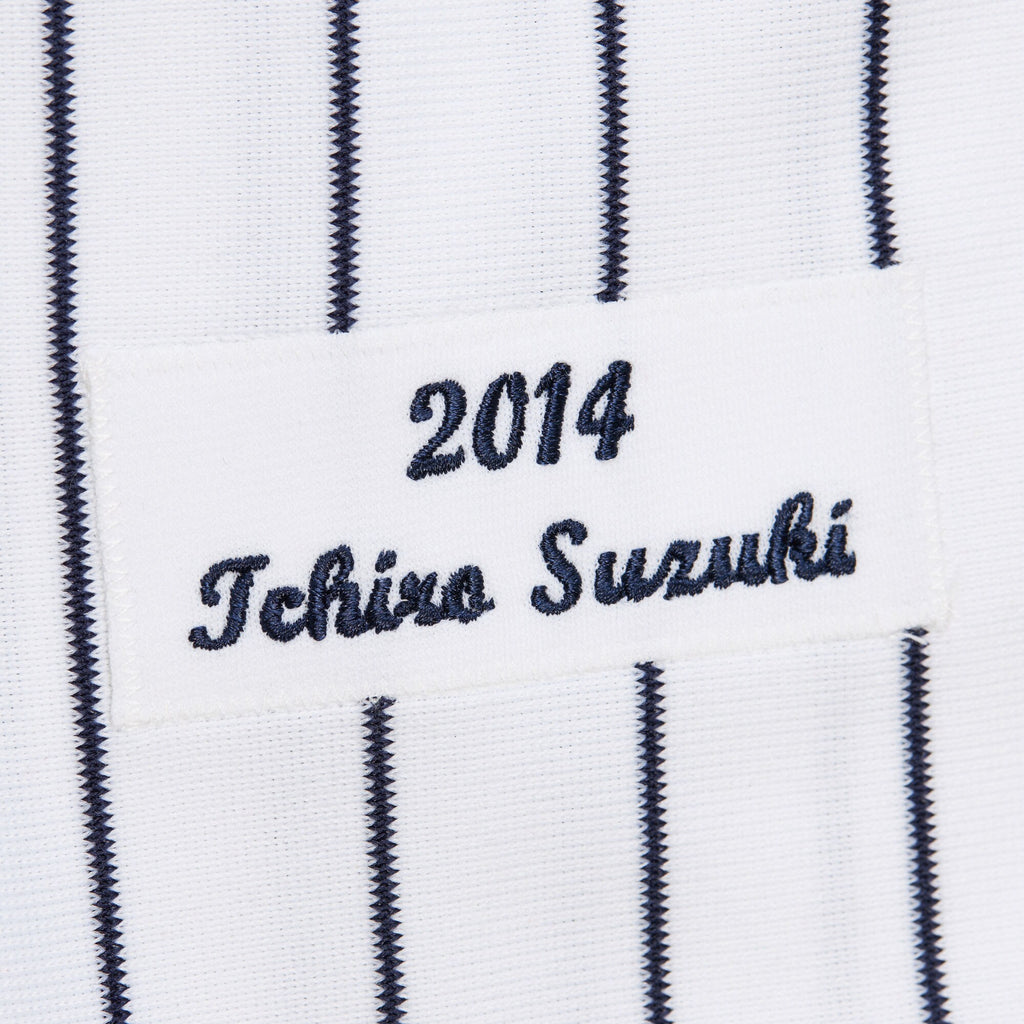 Mens Mitchell & Ness MLB WHITE HOME JERSEY YANKEES 2014 ICHIRO SUZUKI