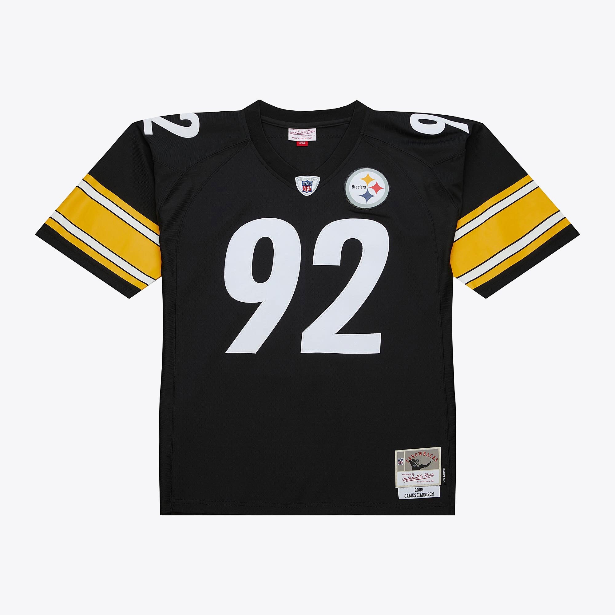 Mens Mitchell & Ness NFL DARK JERSEY STEELERS 2005 JAMES HARRISON