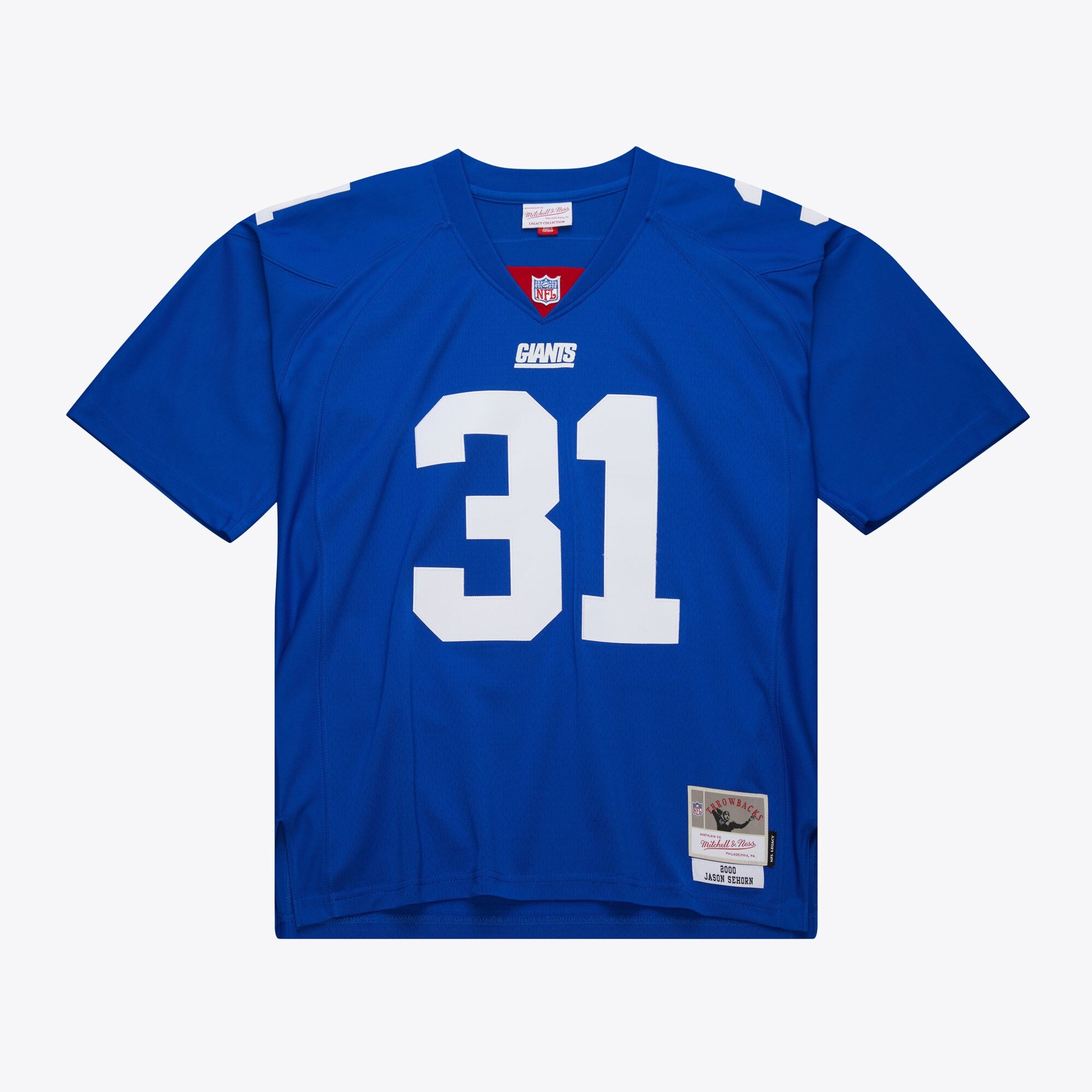 Mens Mitchell & Ness NFL DARK JERSEY GIANTS 2000 JASON SEHORN