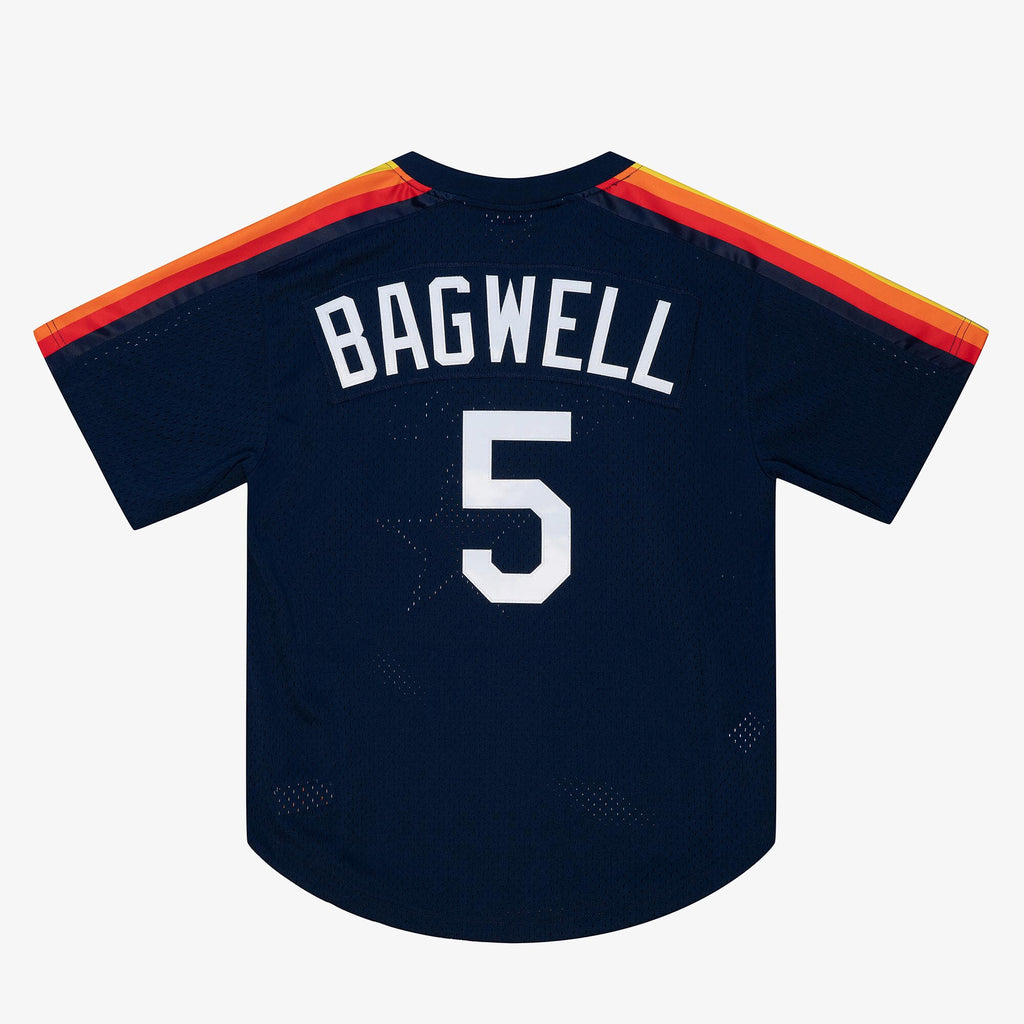 MENS MITCHELL & NESS MLB AUTHENTIC BP JERSEY - PULLOVER ASTROS 1991 JEFF BAGWELL
