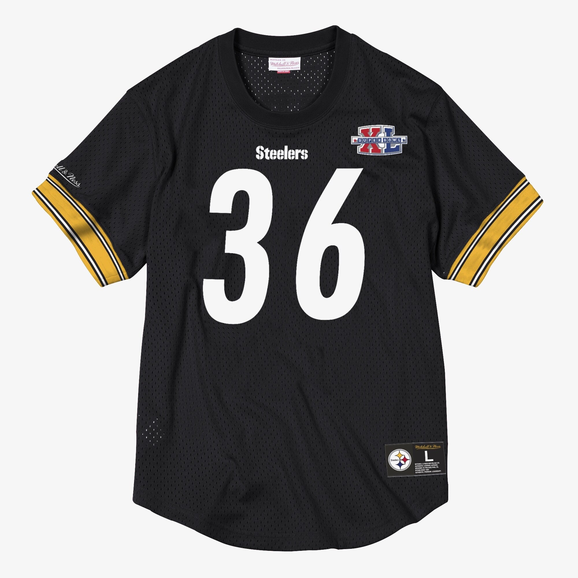 MENS MITCHELL & NESS NFL N&N MESH TOP STEELERS 2005 JEROME BETTIS