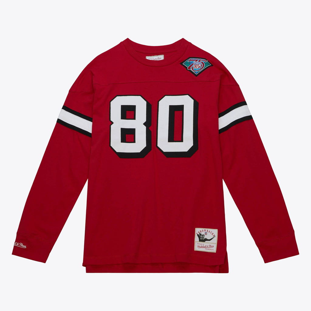 Mens Mitchell & Ness NFL N&N LS TEE 49ERS 1994 JERRY RICE