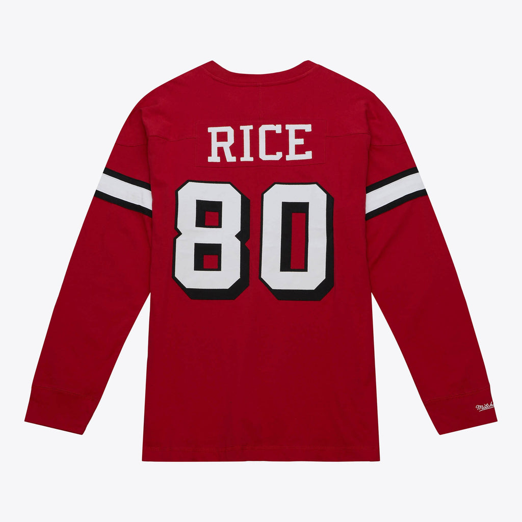 Mens Mitchell & Ness NFL N&N LS TEE 49ERS 1994 JERRY RICE