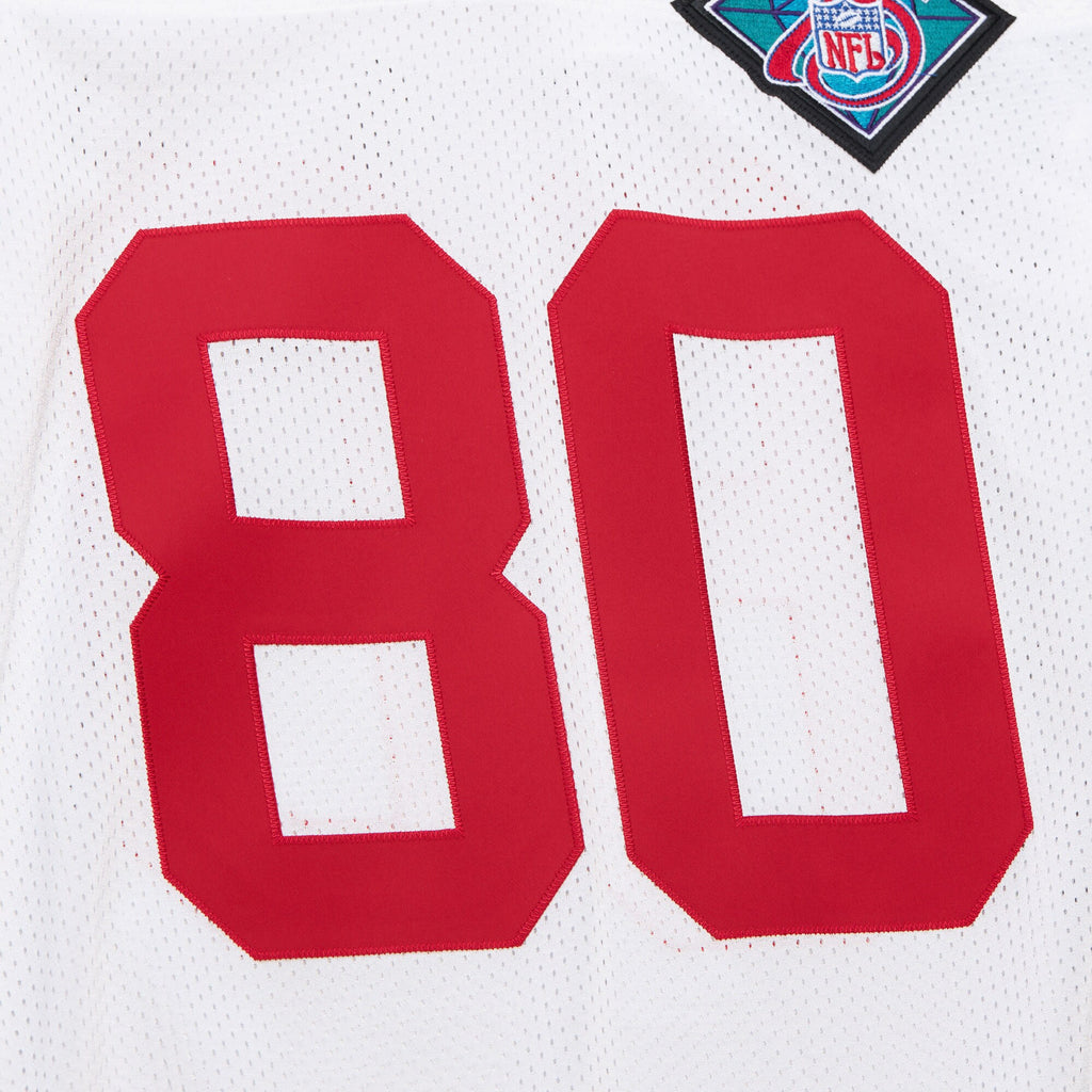 MENS MITCHELL & NESS NFL WHITE JERSEY 49ERS 1994 JERRY RICE