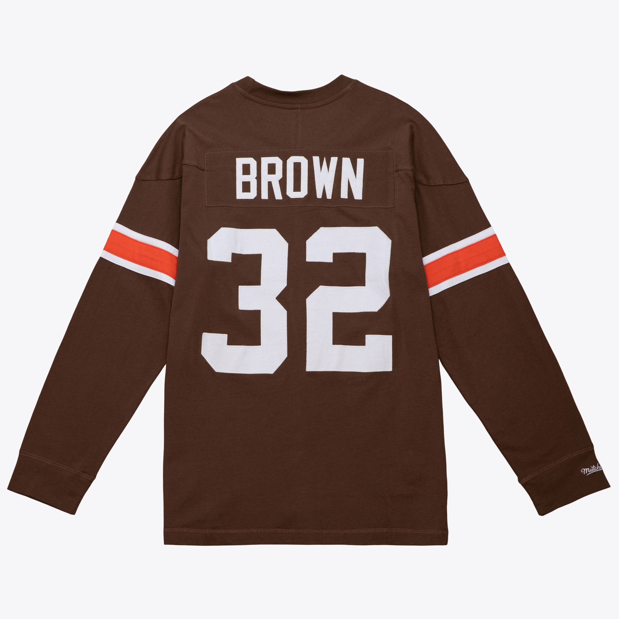 Mens Mitchell & Ness NFL N&N LS TEE BROWNS 1963 JIM BROWN