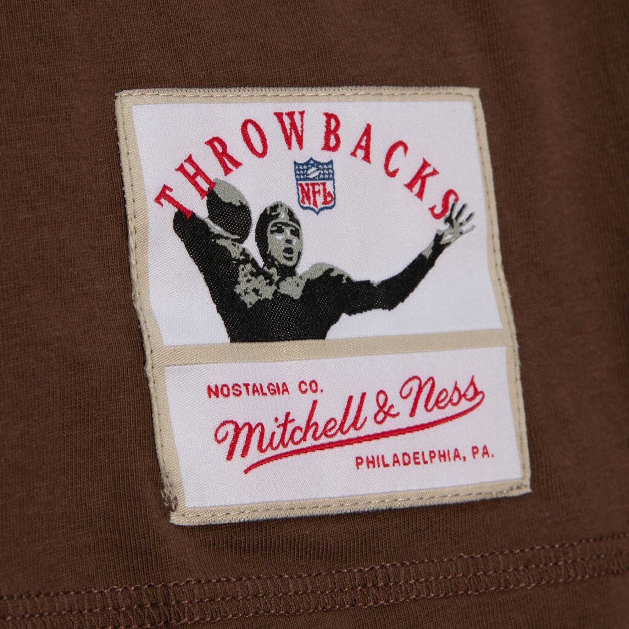 Mens Mitchell & Ness NFL N&N LS TEE BROWNS 1963 JIM BROWN