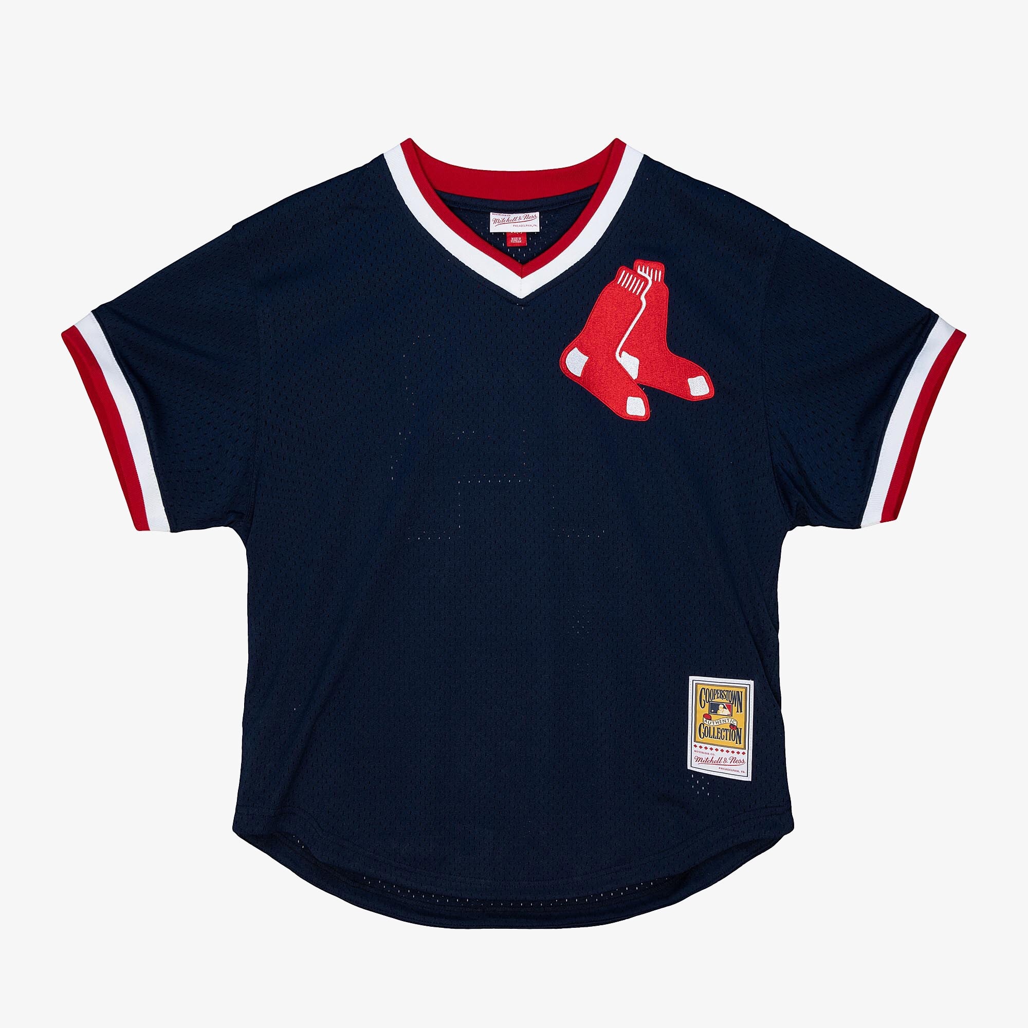 Mens Mitchell & Ness MLB AUTHENTIC BP JERSEY - PULLOVER RED SOX 1989 JIM RICE