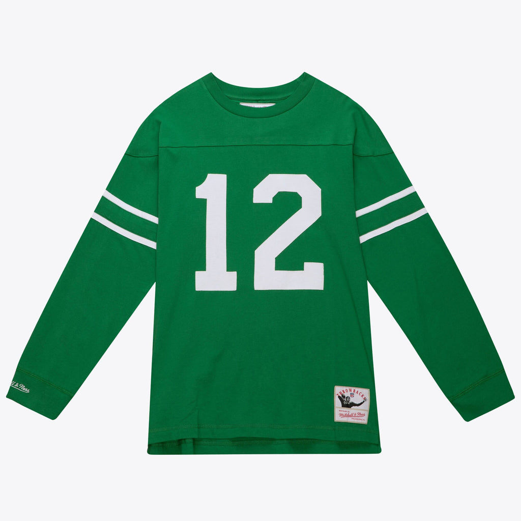 Mens Mitchell & Ness NFL N&N LS TEE JETS 1969 JOE NAMATH
