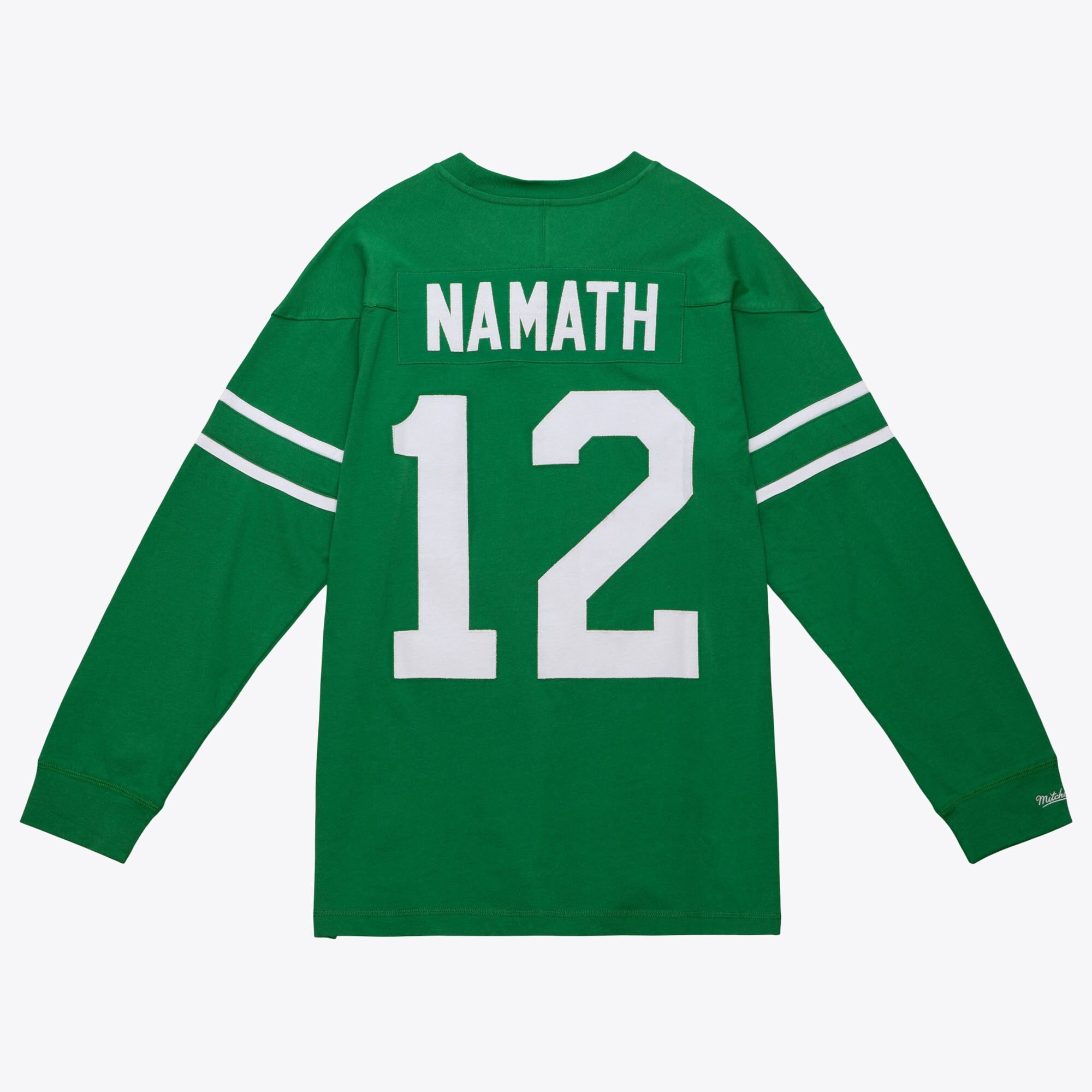 Mens Mitchell & Ness NFL N&N LS TEE JETS 1969 JOE NAMATH