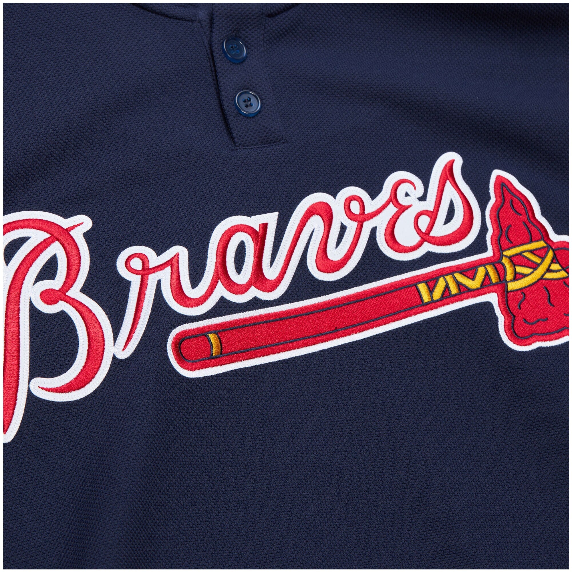 Mens Mitchell & Ness MLB BP JERSEY BRAVES 2003 JOHN SMOLTZ