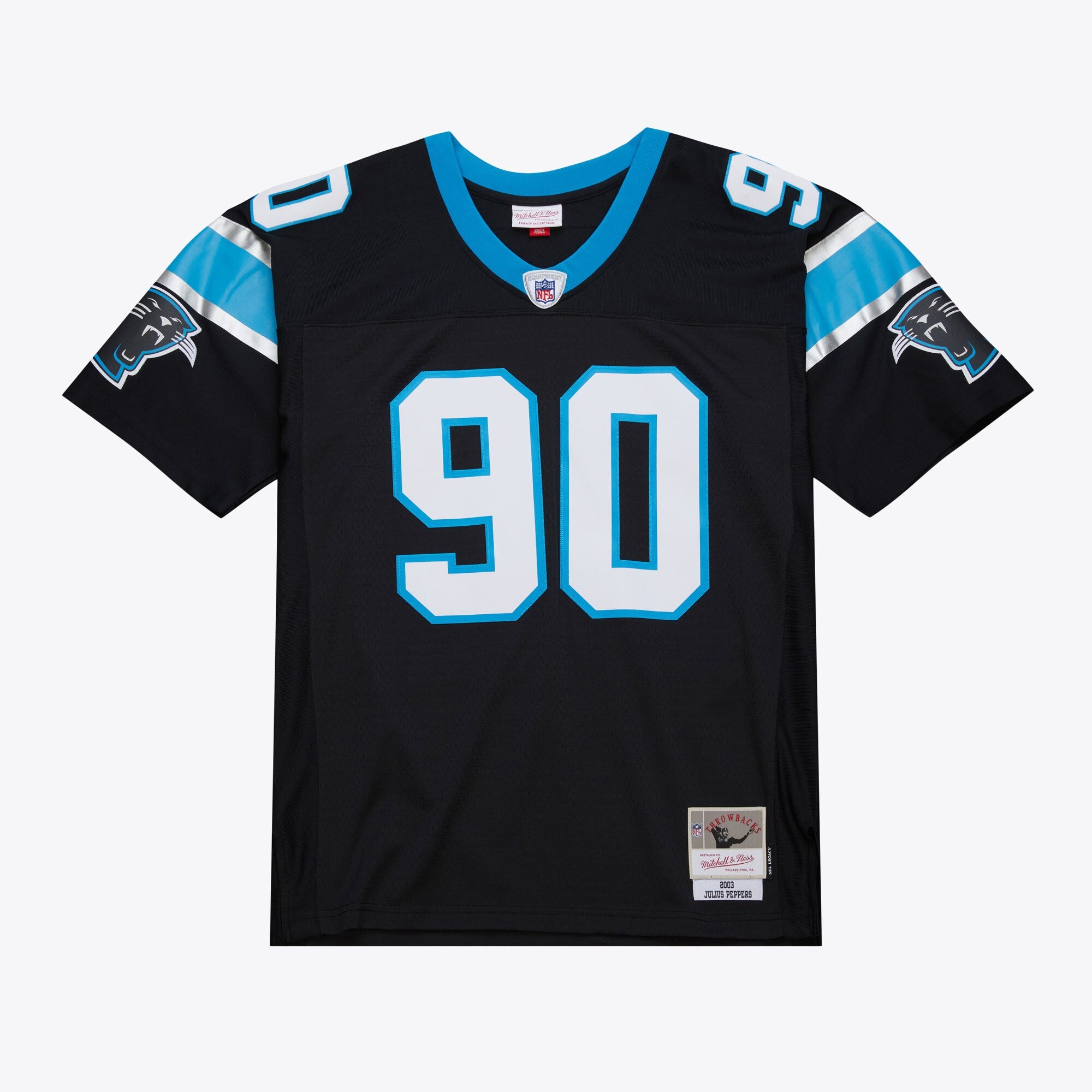 Mens Mitchell & Ness NFL DARK JERSEY PANTHERS 2003 JULIUS PEPPERS
