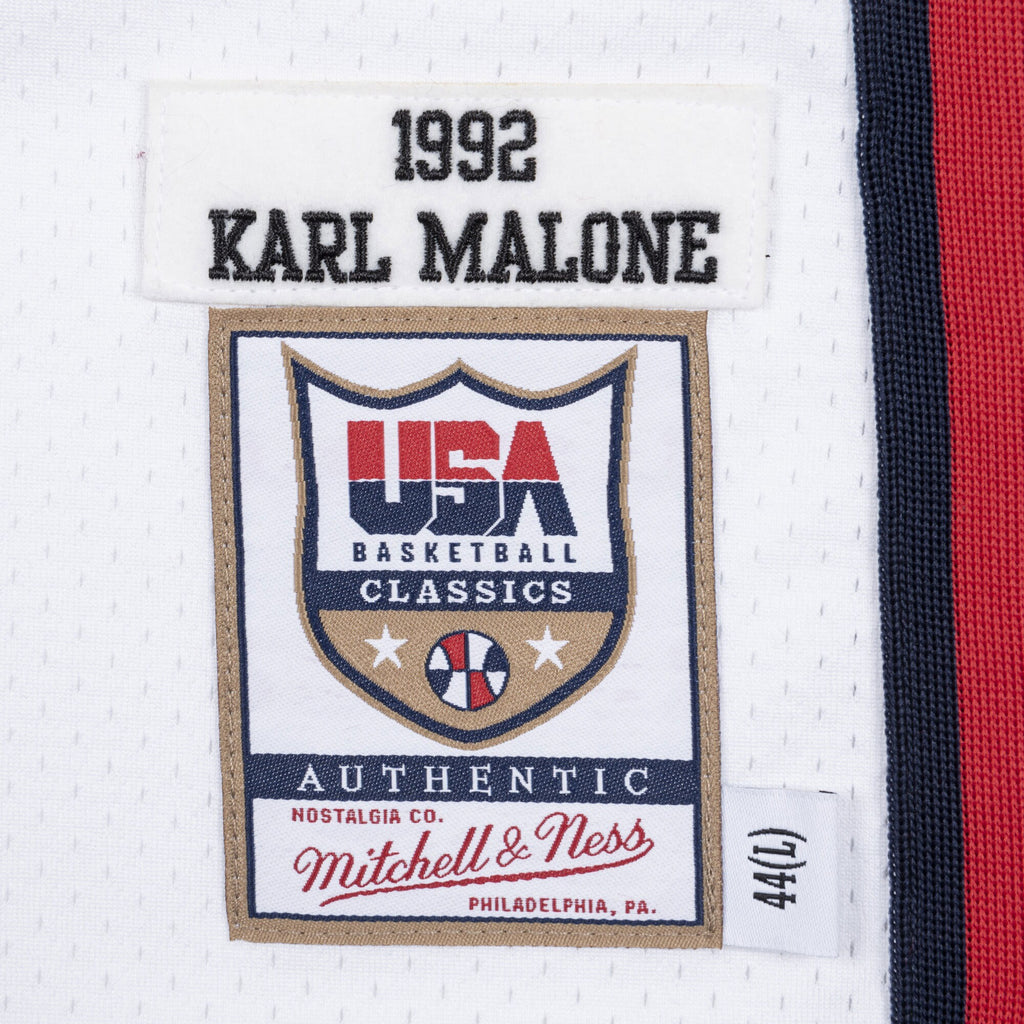 Mens Mitchell & Ness NBA AUTHENTIC JERSEY USA 1992 KARL MALONE