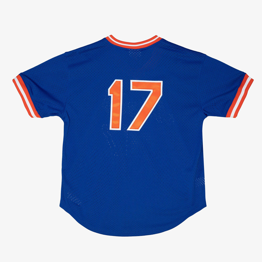 Mens Mitchell & Ness MLB AUTHENTIC BP JERSEY - PULLOVER METS 1986 KEITH HERNANDEZ