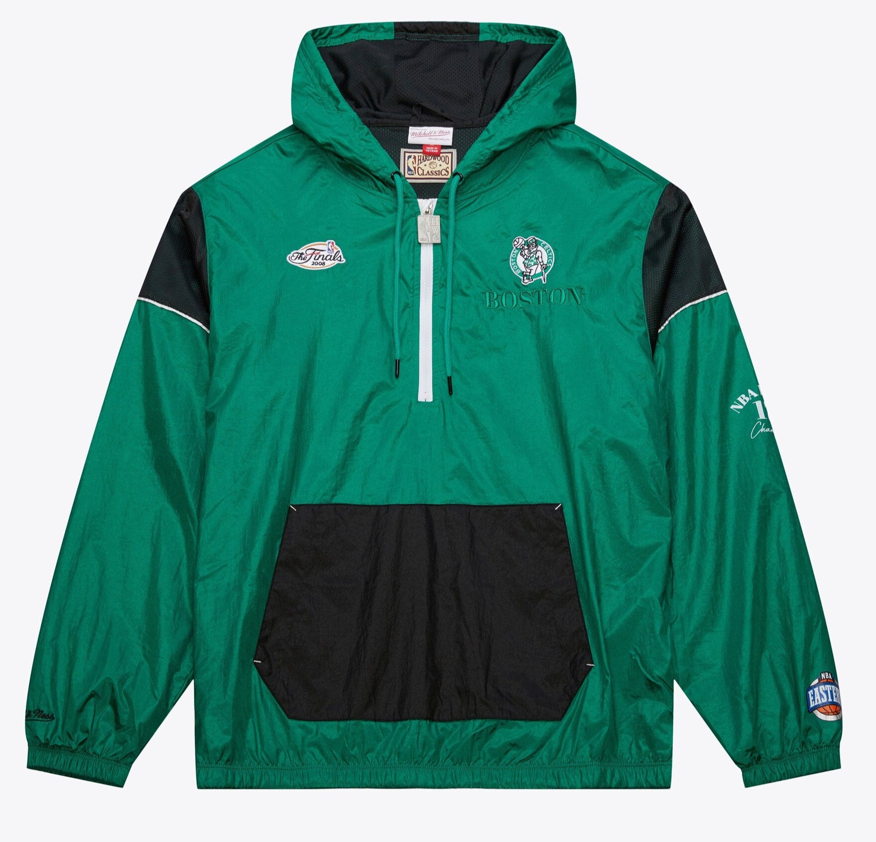 MENS MITCHELL & NESS NBA TEAM OG 3.0 ANORAK VINTAGE LOGO CELTICS