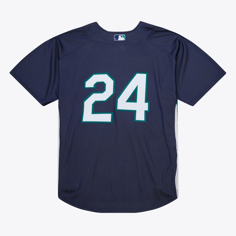 Mens Mitchell & Ness MLB DARK BP JERSEY MARINERS 2010 KEN GRIFFEY JR