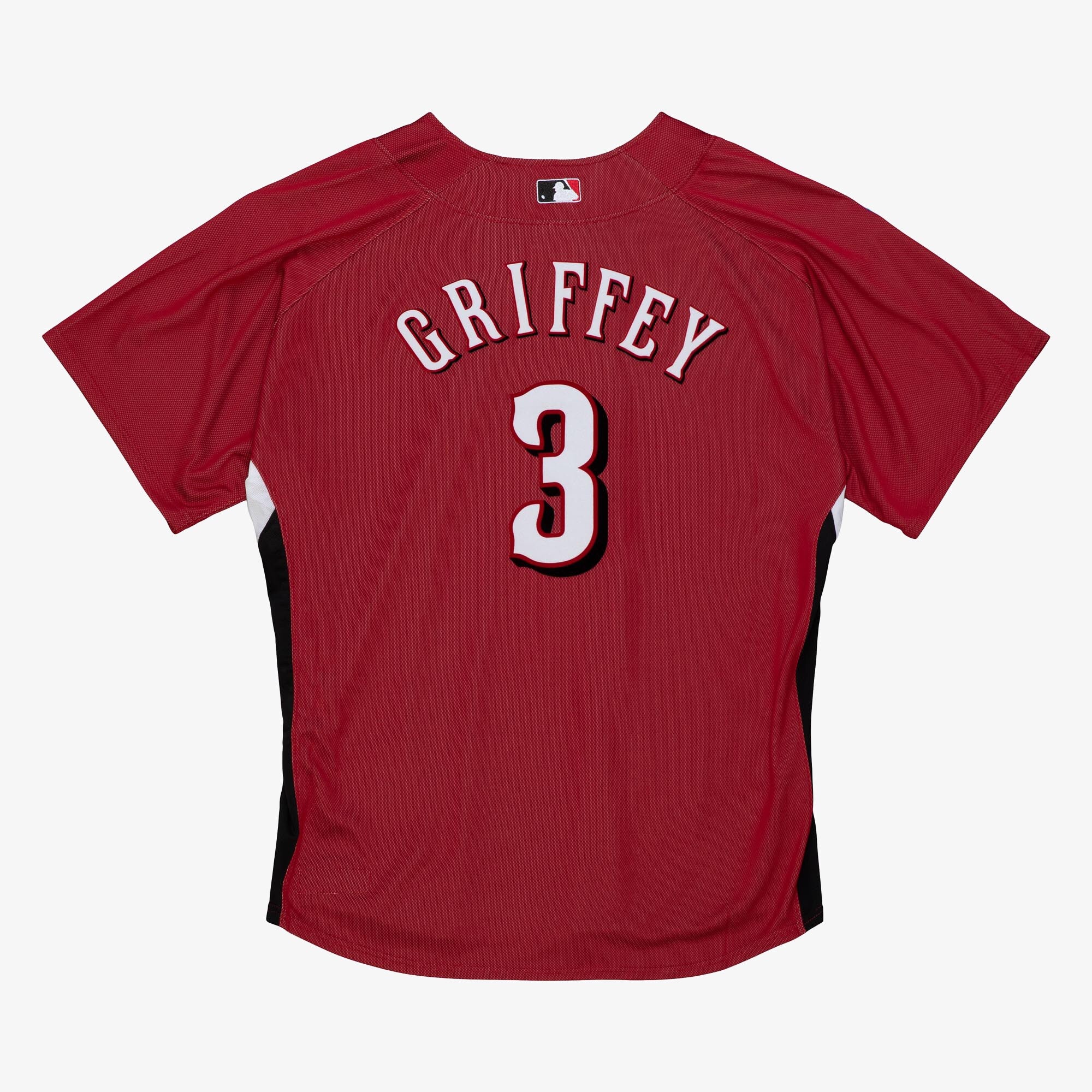 Mens Mitchell & Ness MLB AUTHENTIC BP PULLOVER JERSEY REDS 2007 KEN GRIFFEY JR