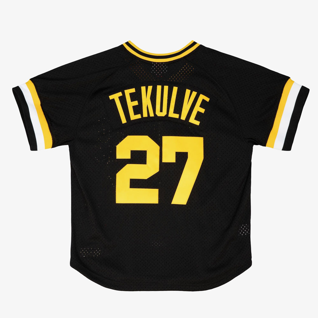 MENS MITCHELL & NESS MLB AUTHENTIC BP JERSEY - PIRATES 1982 KENT TEKULVE