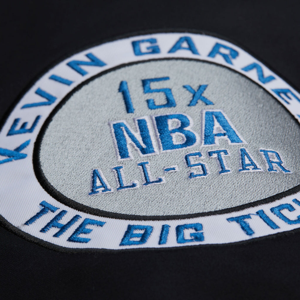 MENS MITCHELL & NESS NBA SATIN JACKET VINTAGE LOGO TIMBERWOLVES KEVIN GARNETT