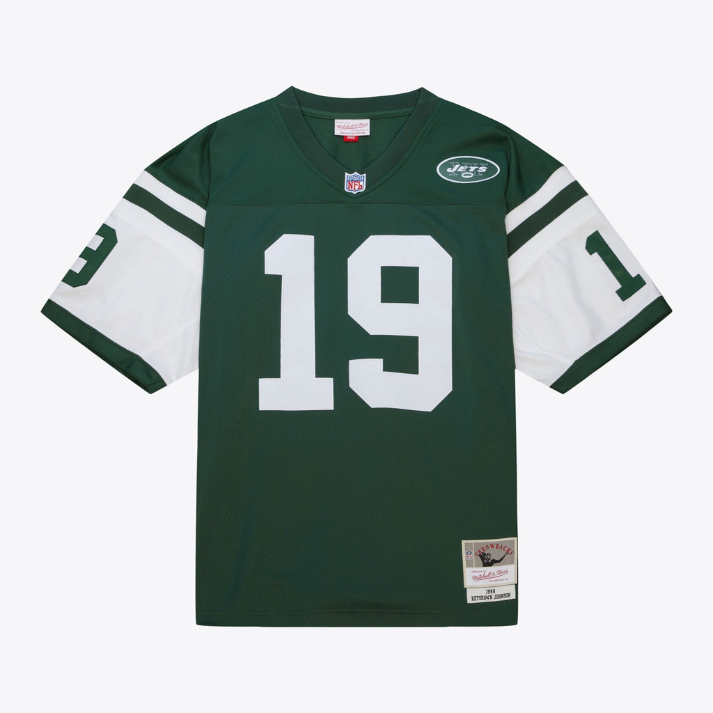 MENS MITCHELL & NESS NFL DARK JERSEY JETS 1998 KEYSHAWN JOHNSON