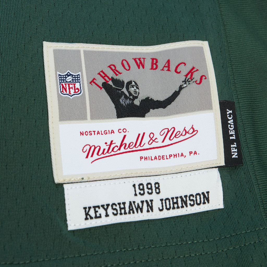 MENS MITCHELL & NESS NFL DARK JERSEY JETS 1998 KEYSHAWN JOHNSON