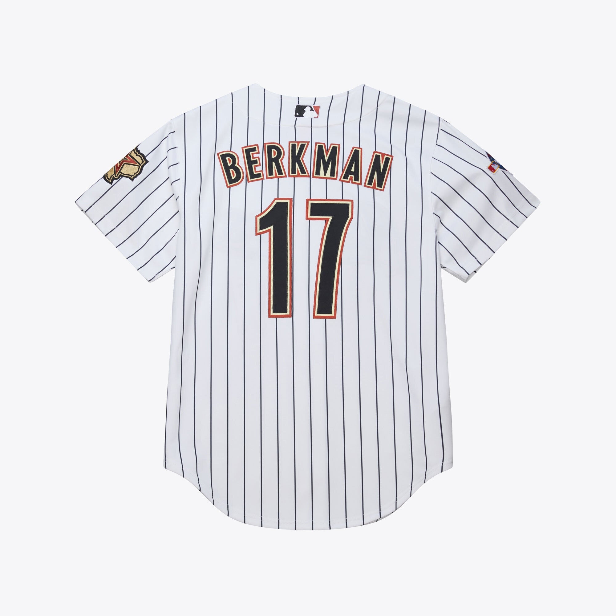 Mens Mitchell & Ness MLB PINSTRIPE JERSEY ASTROS 2005 LANCE BERKMAN