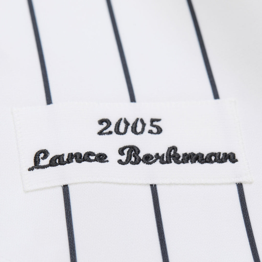 Mens Mitchell & Ness MLB PINSTRIPE JERSEY ASTROS 2005 LANCE BERKMAN
