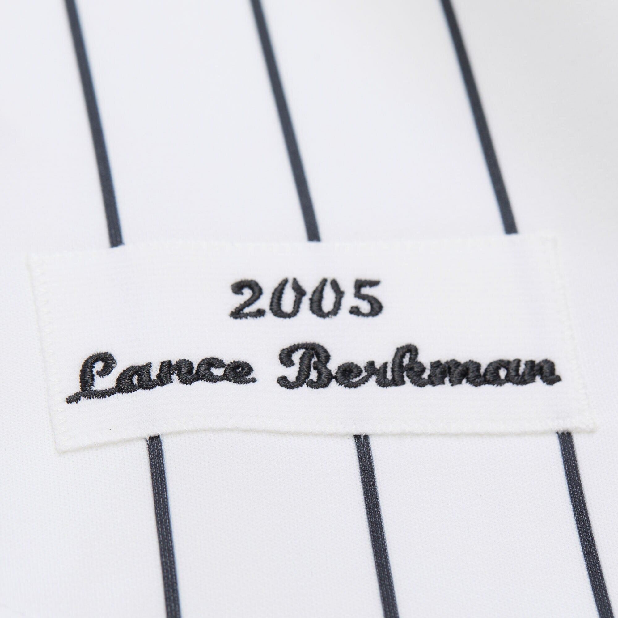 Mens Mitchell & Ness MLB PINSTRIPE JERSEY ASTROS 2005 LANCE BERKMAN
