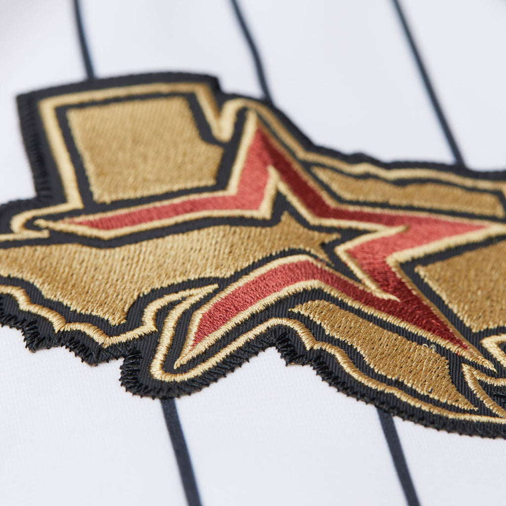 Mens Mitchell & Ness MLB PINSTRIPE JERSEY ASTROS 2005 LANCE BERKMAN