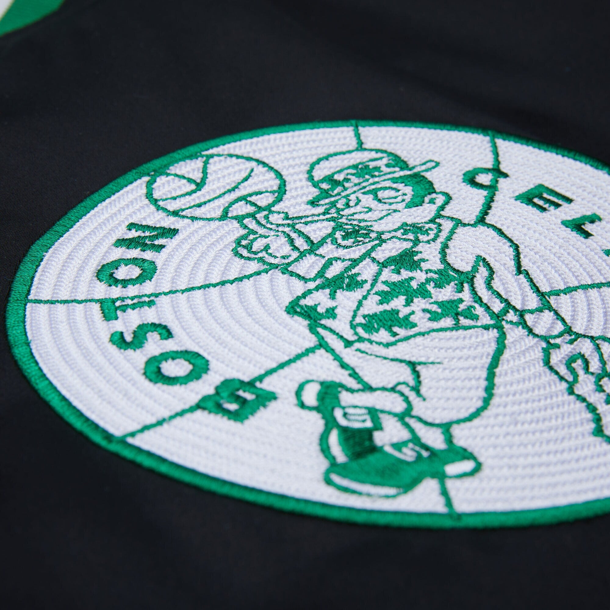 MENS MITCHELL & NESS NBA LEGENDS SATIN JACKET VINTAGE LOGO CELTICS LARRY BIRD