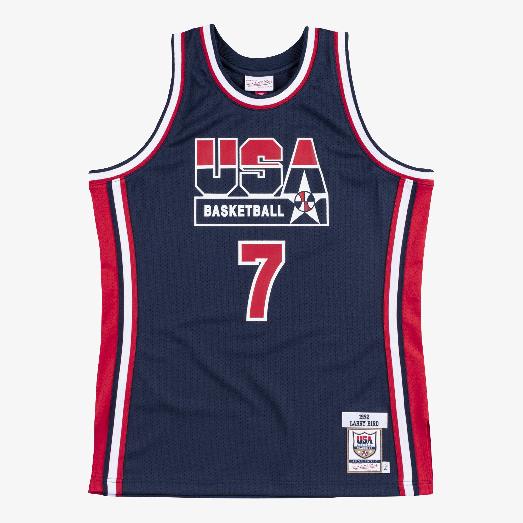MENS MITCHELL & NESS AUTHENTIC JERSEY TEAM USA 1992 LARRY BIRD
