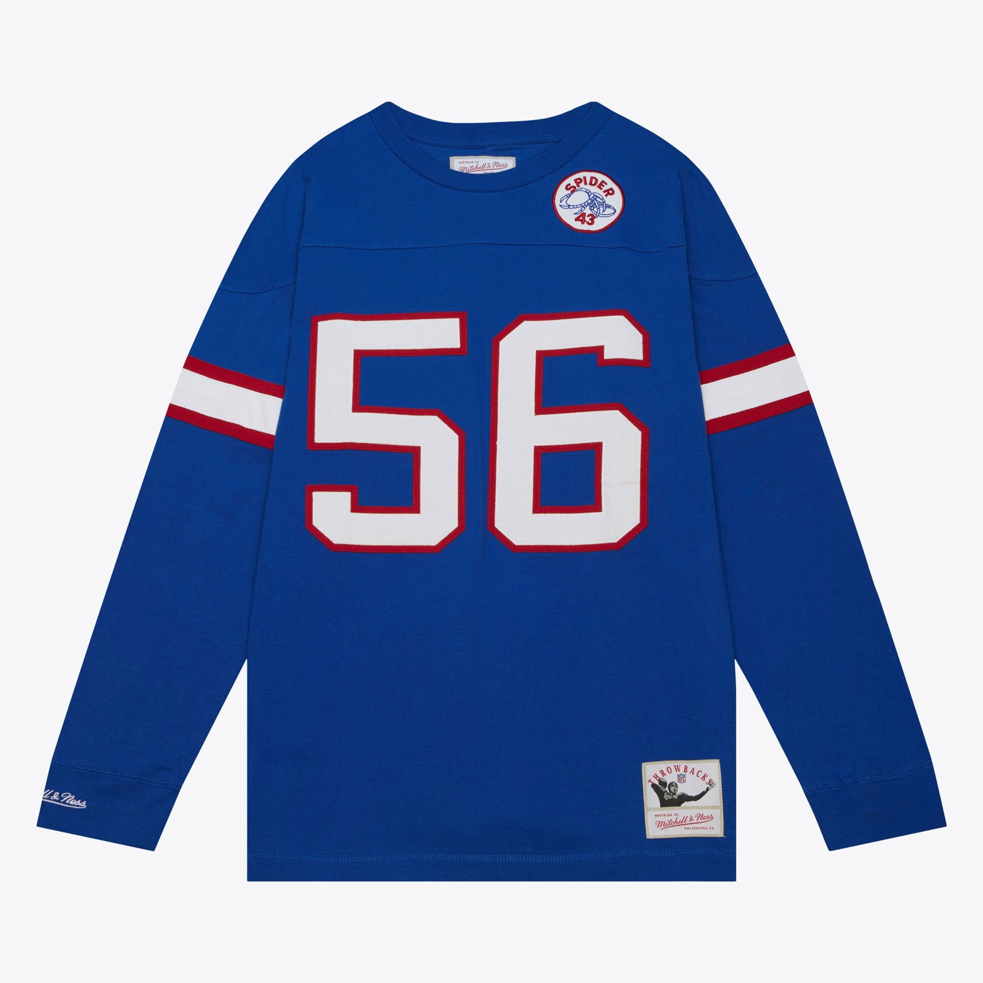 Mens Mitchell & Ness NFL N&N LS TEE GIANTS 1986 LAWRENCE TAYLOR