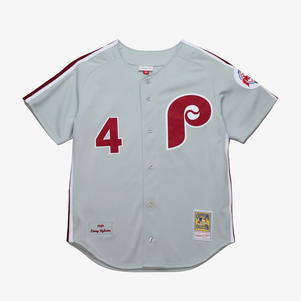 Mens Mitchell & Ness MLB DARK JERSEY PHILLIES 1989 LENNY DYKSTRA
