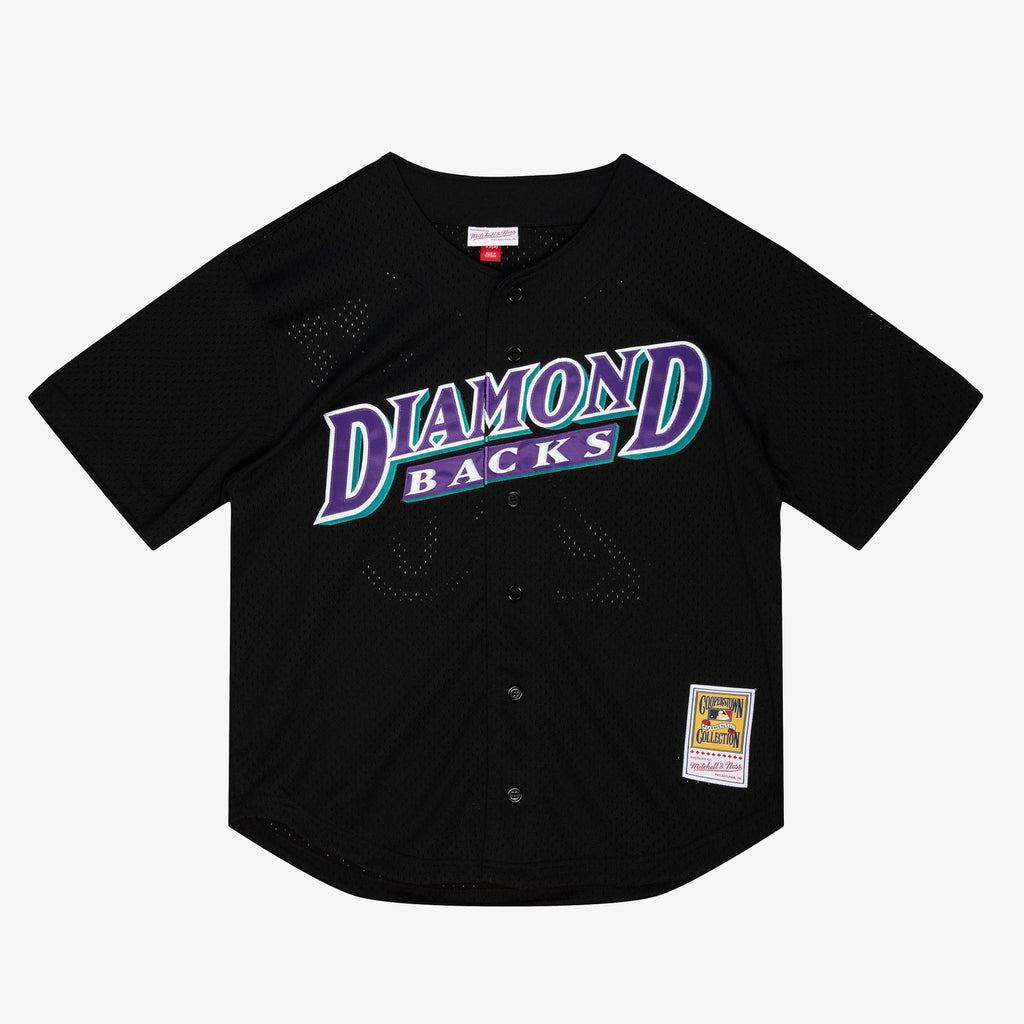 Mens Mitchell & Ness MLB AUTHENTIC BP JERSEY - BUTTON FRONT DIAMONDBACKS 1999 LUIS GONZALEZ