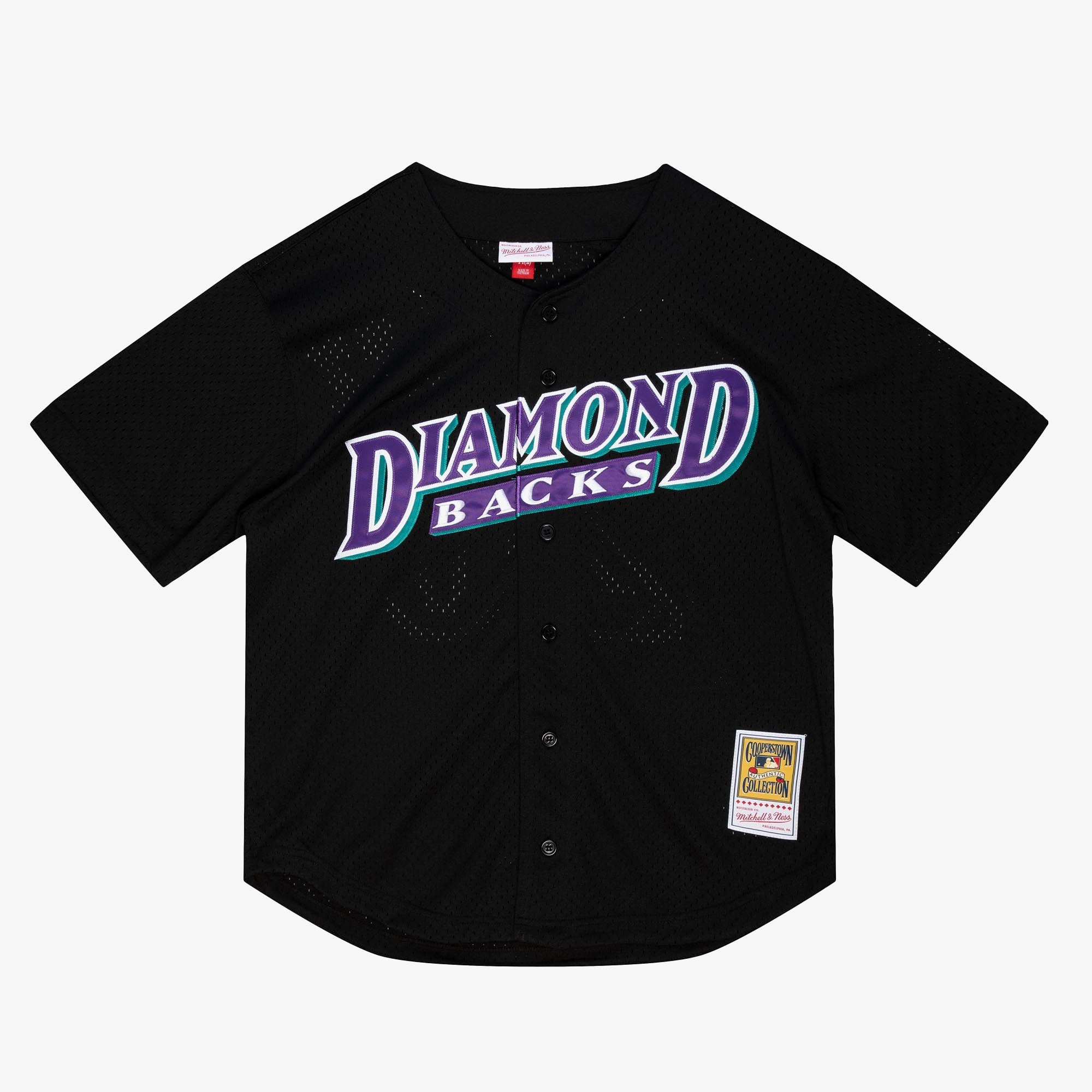 Mens Mitchell & Ness MLB AUTHENTIC BP JERSEY - BUTTON FRONT DIAMONDBACKS 1999 LUIS GONZALEZ