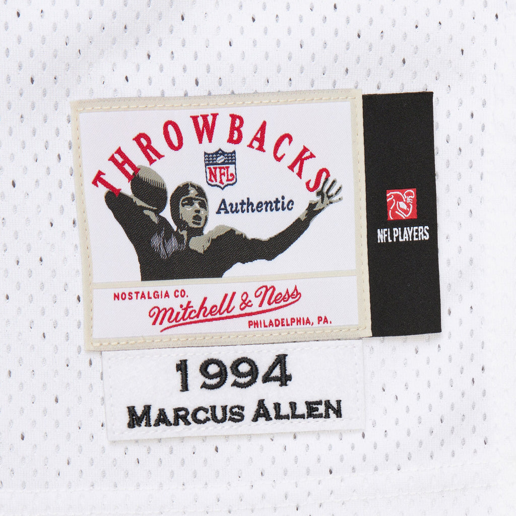MENS MITCHELL & NESS NFL WHITE JERSEY CHIEFS 1994 MARCUS ALLEN