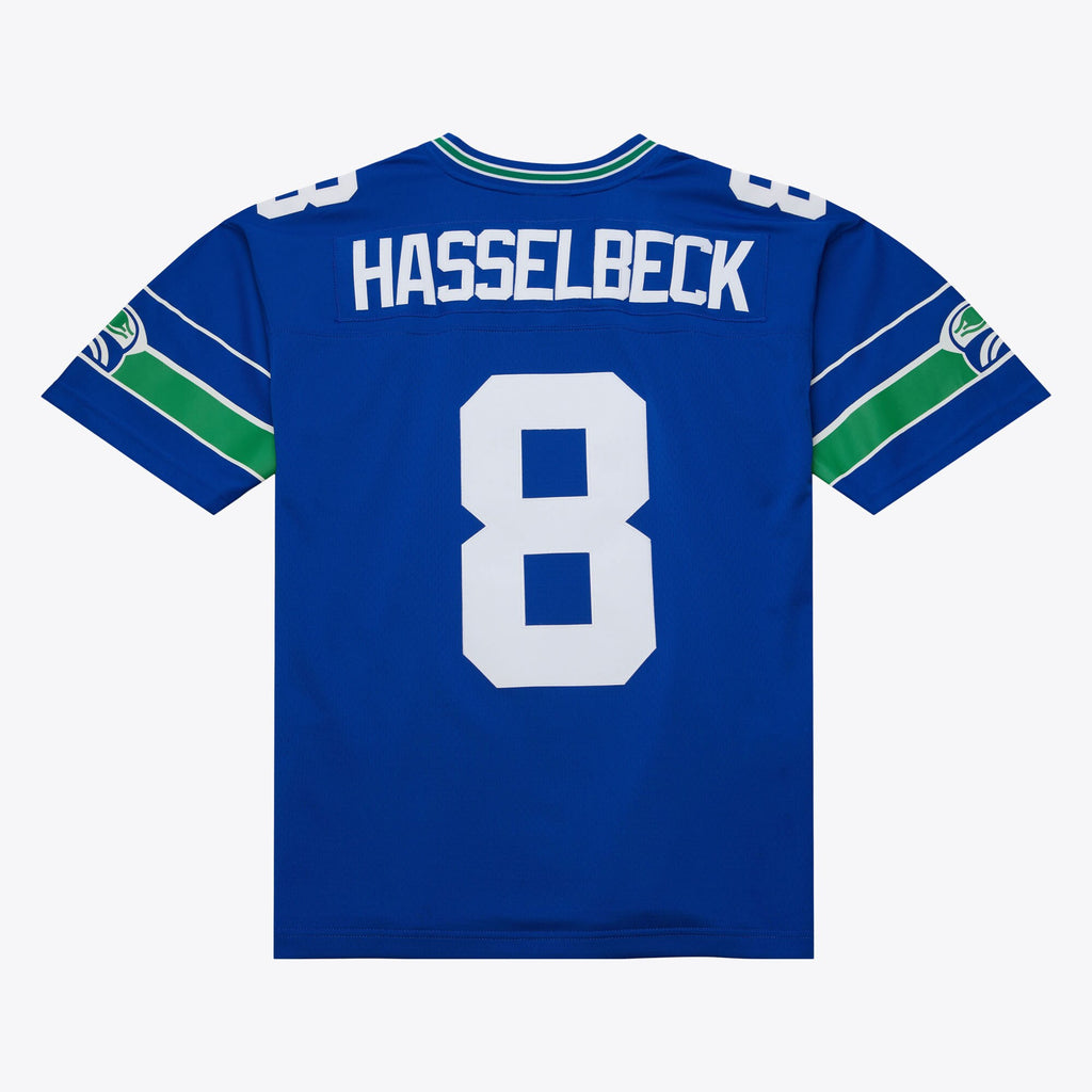 Mens Mitchell & Ness NFL DARK JERSEY SEAHAWKS 2001 MATT HASSELBECK