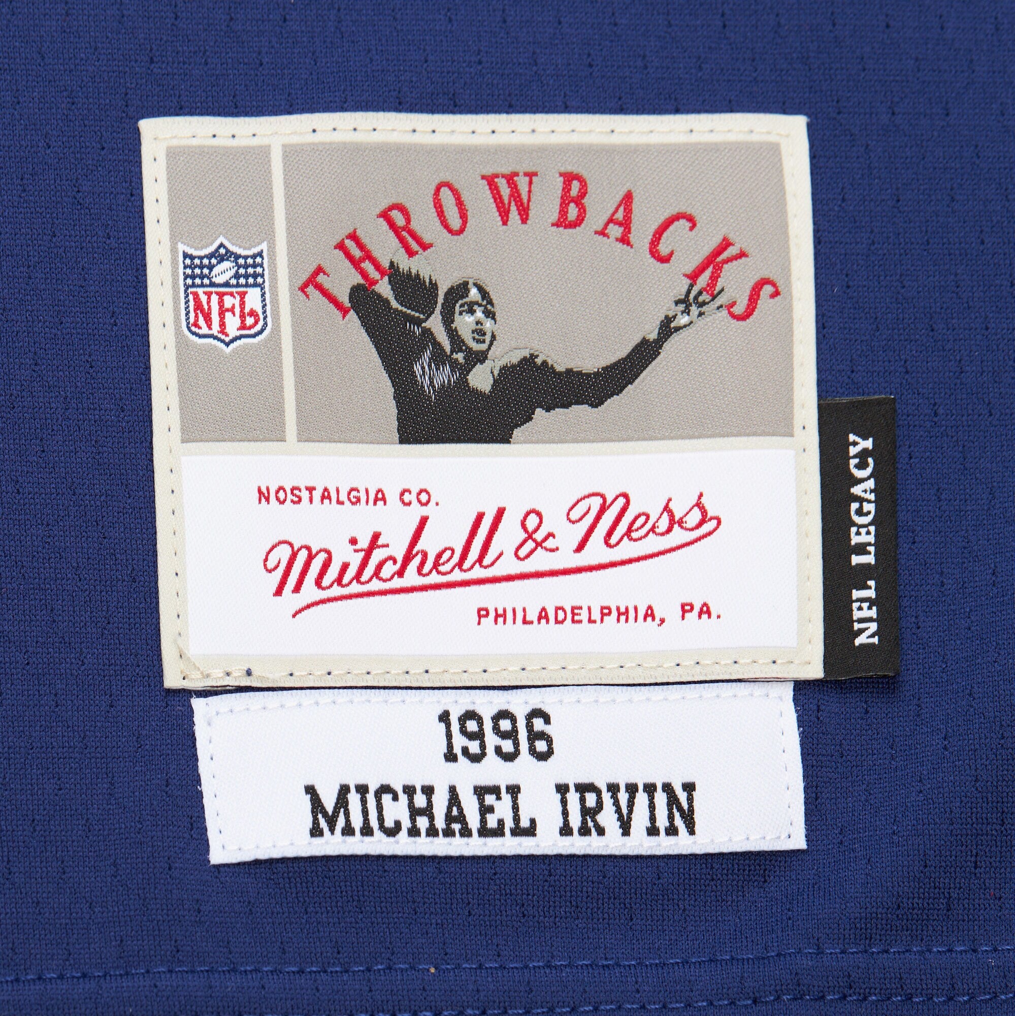 Mens Mitchell & Ness NFL DARK JERSEY COWBOYS 1996 MICHAEL IRVIN