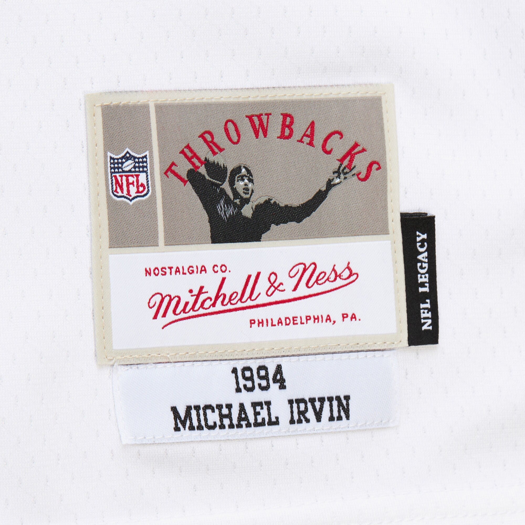 MENS MITCHELL & NESS NFL WHITE JERSEY COWBOYS 1994 MICHAEL IRVIN