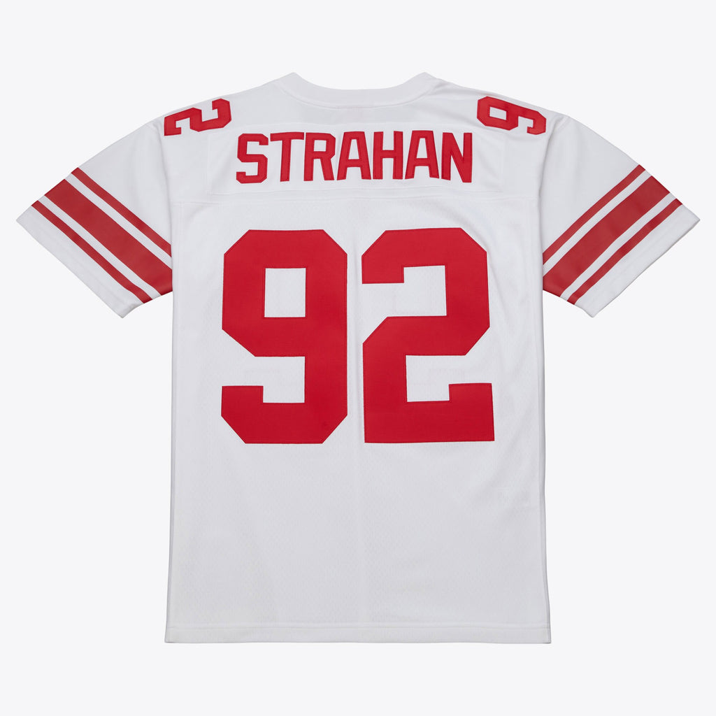 Mens Mitchell & Ness NFL WHITE JERSEY GIANTS 2007 MICHAEL STRAHAN