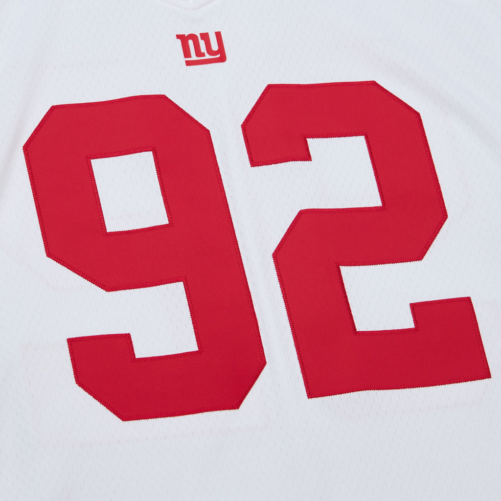 Mens Mitchell & Ness NFL WHITE JERSEY GIANTS 2007 MICHAEL STRAHAN