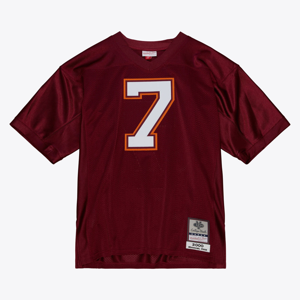 MENS MITCHELL & NESS NCAA DARK JERSEY VIRGINIA TECH HOKIES 2000 MICHAEL VICK