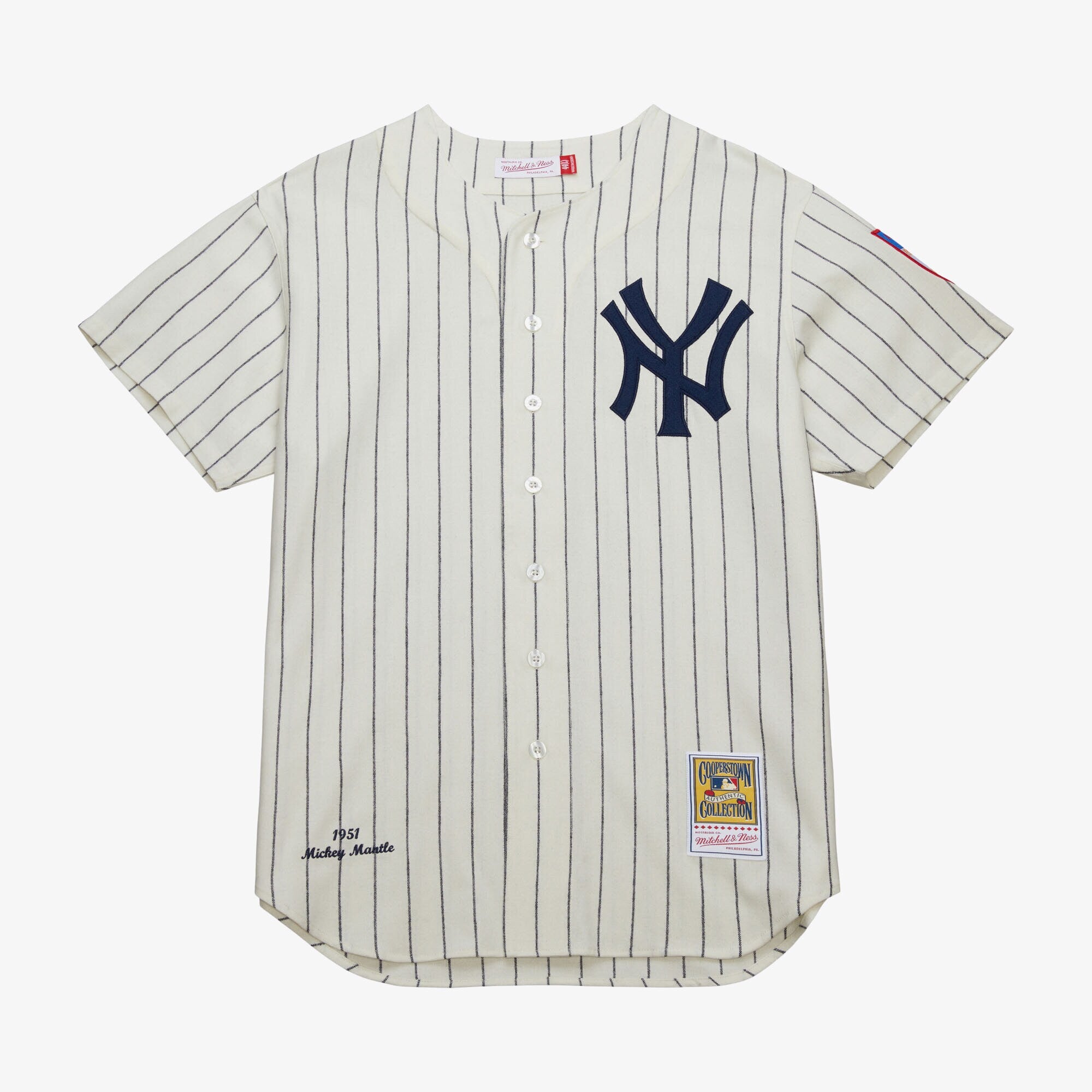 MENS MITCHELL & NESS MLB HOME JERSEY YANKEES 1951 MICKEY MANTLE