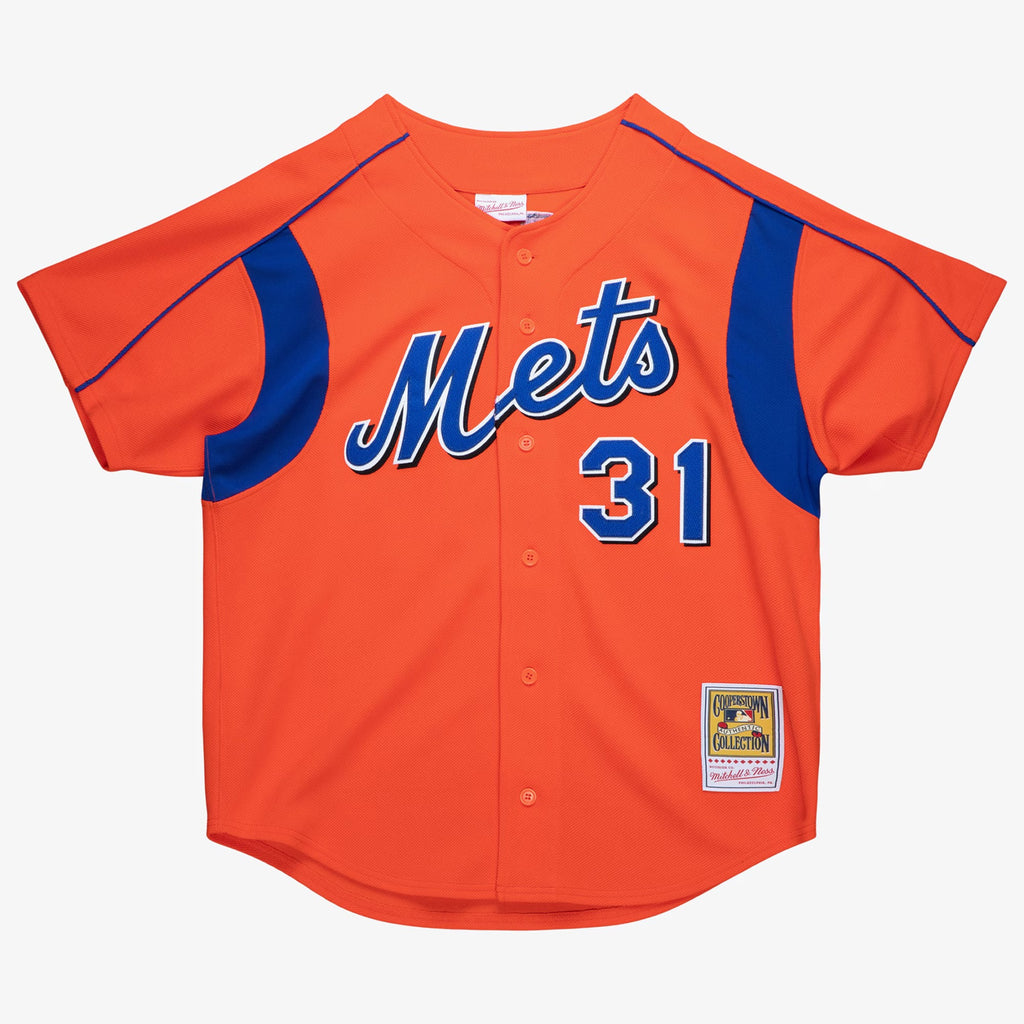 MENS MITCHELL & NESS MLB AUTHENTIC BP METS 2004 MIKE PIAZZA