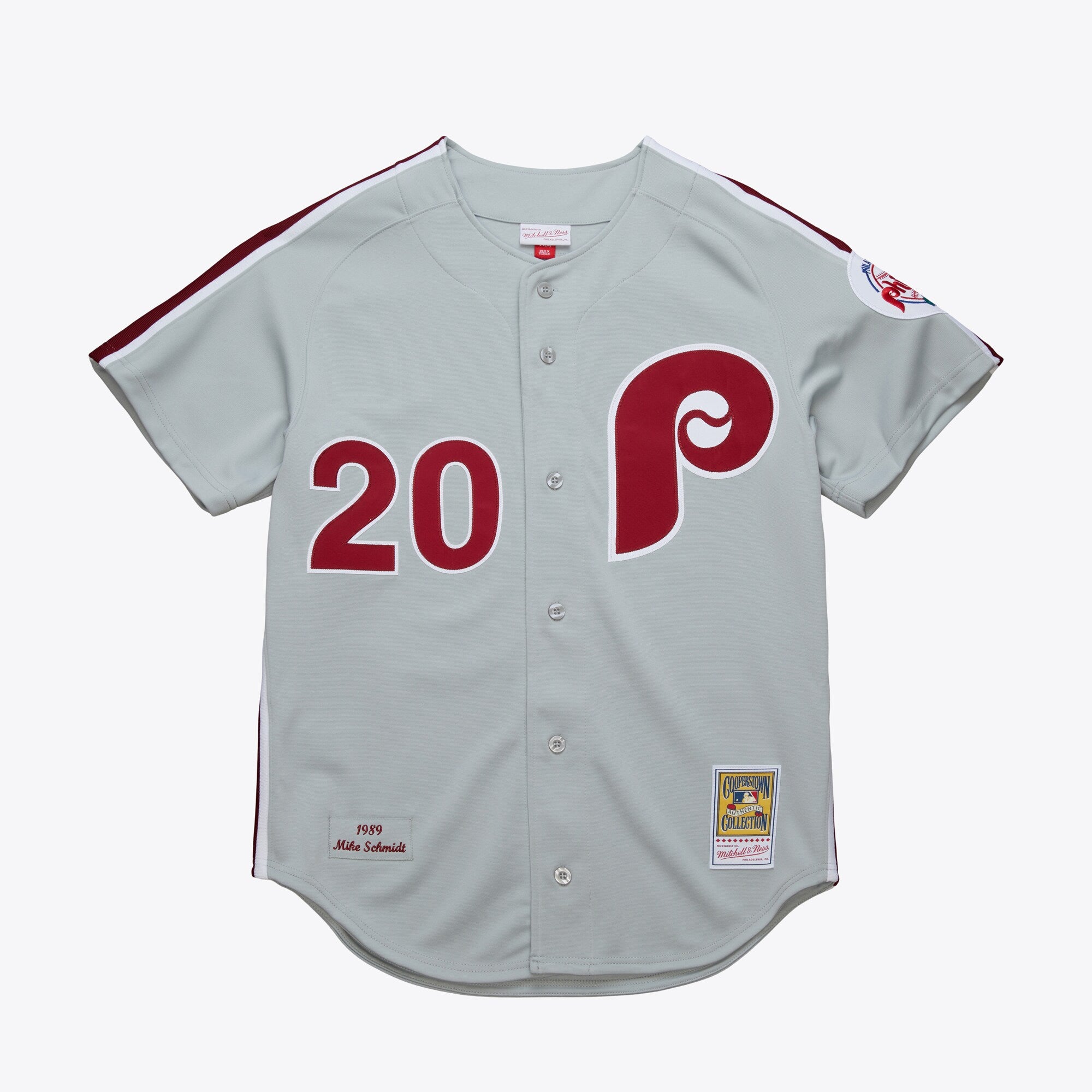 Mens Mitchell & Ness MLB DARK JERSEY PHILLIES 1989 MIKE SCHMIDT