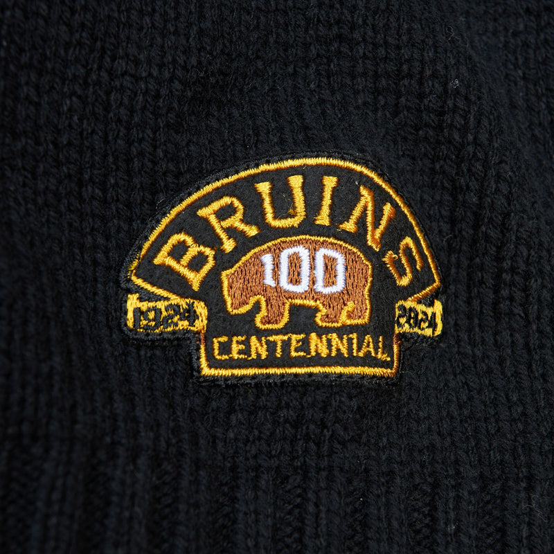 Mens Mitchell & Ness NHL 100TH ANNIVERSARY CREWNECK SWEATER BRUINS