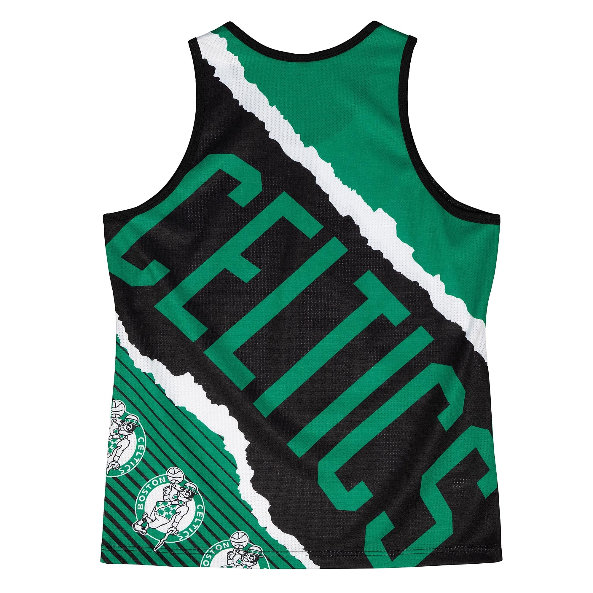 MENS MITCHELL & NESS JUMBOTRON 2.0 SUBLIMATED TANK CELTICS
