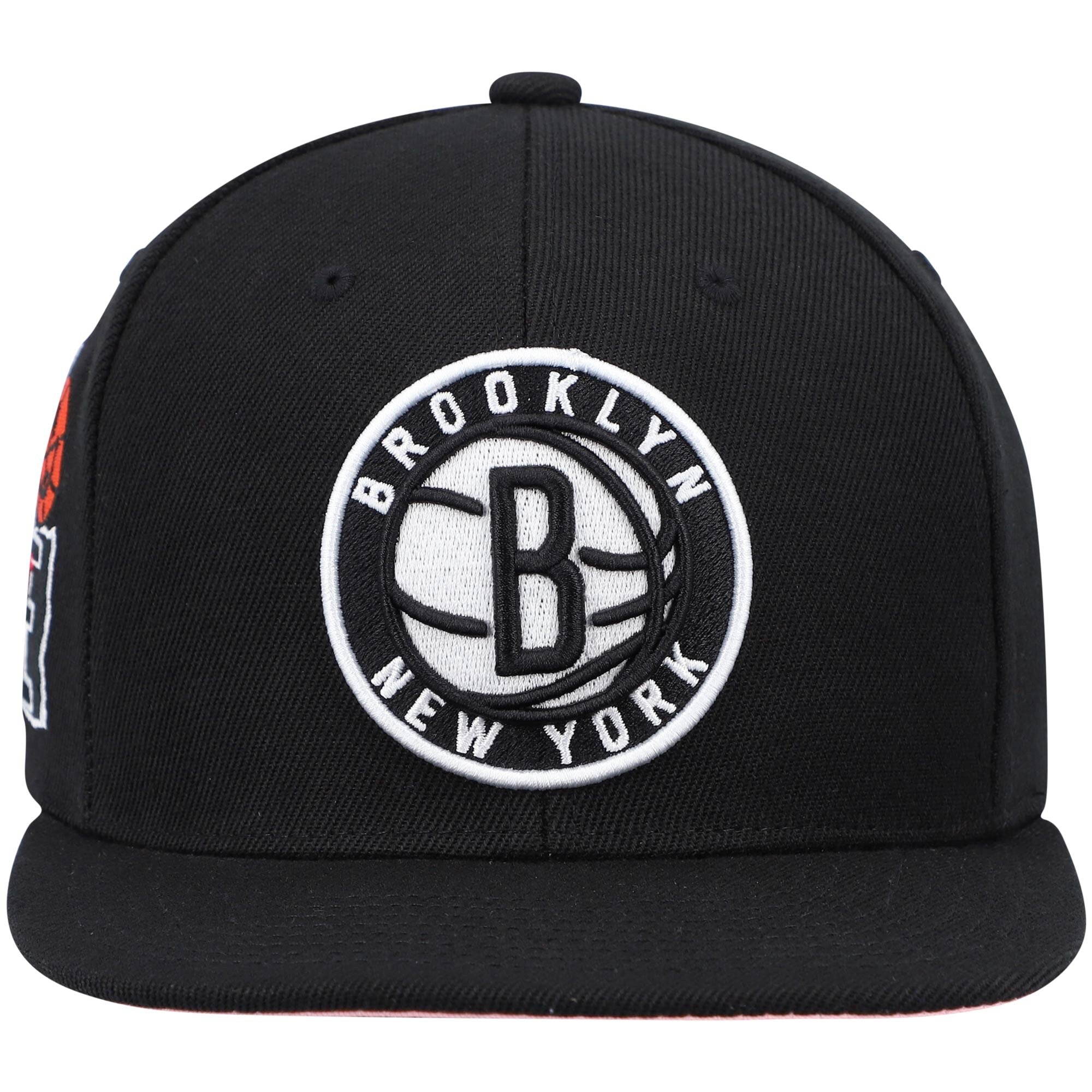[6HSSSH21228-BNEBLCK] MENS MITCHELL & NESS NBA BROOKLYN NETS ALL LOVE SNAPBACK