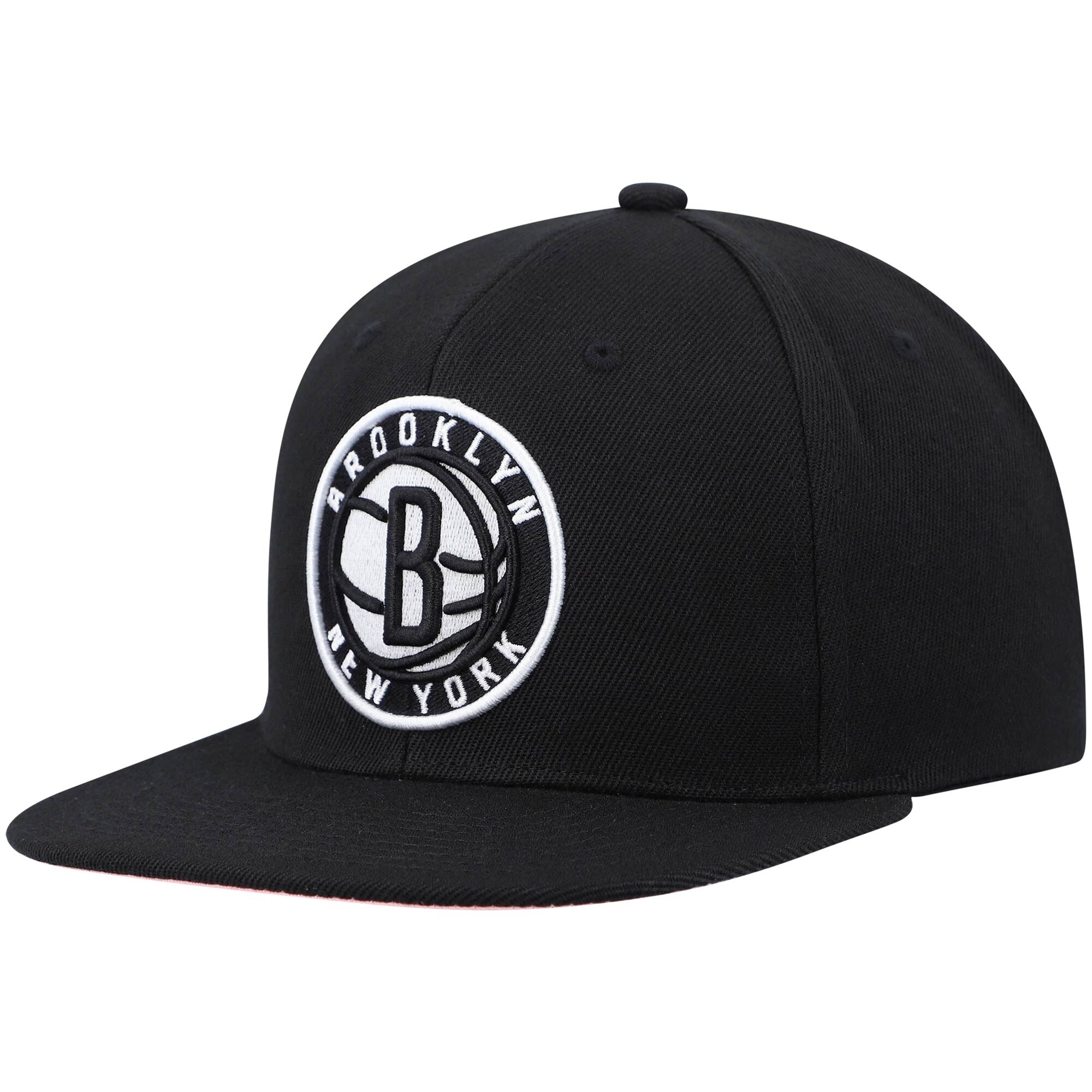 [6HSSSH21228-BNEBLCK] MENS MITCHELL & NESS NBA BROOKLYN NETS ALL LOVE SNAPBACK